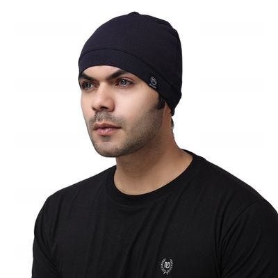 BISMAADH Helmet Liner Sweat Wicking Beanie Skull Cap Hats. Cycling Running Fishing Camping Riding Fits Under Helmets Cap, Blue, One Size