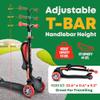3 Wheel Scooter for Kids with Foldable Seat, Adjustable Handlebar Height, Lean-to-Steer Ride On Toy for Kids Ages 2+, Light-Up LED Wheels, Wide Anti Slip Deck, Indoor & Outdoor Use, Black view 3