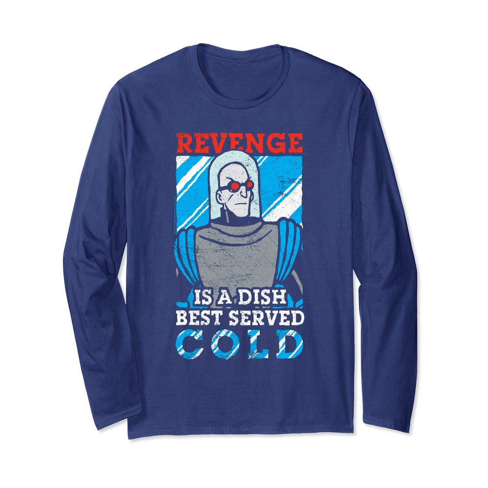 Batman: The Animated Series Mr. Freeze Served Cold Long Sleeve T-Shirt