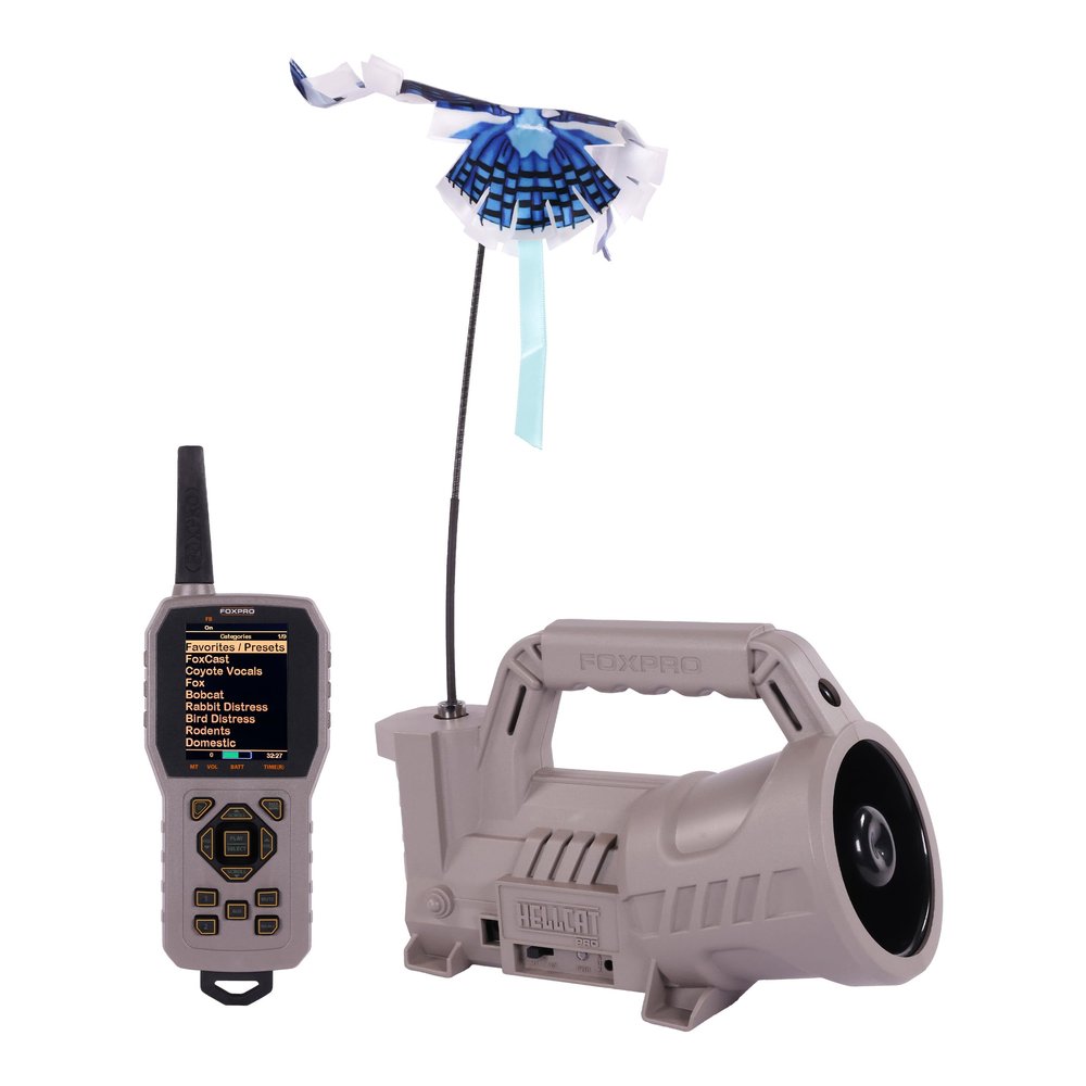 FOXPRO Hellcat PRO American Made Electronic Predator Call Remote Operated and Programmable Coyote, Fox, Hog Call for Hunting