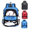 HAMISH Soccer Bag Blue Soccer Backpack Bags for Basketball Volleyball Baseball Football with Ball Compartment and Separate Cleat view 1