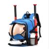 HAMISH Soccer Bag Blue Soccer Backpack Bags for Basketball Volleyball Baseball Football with Ball Compartment and Separate Cleat view 2