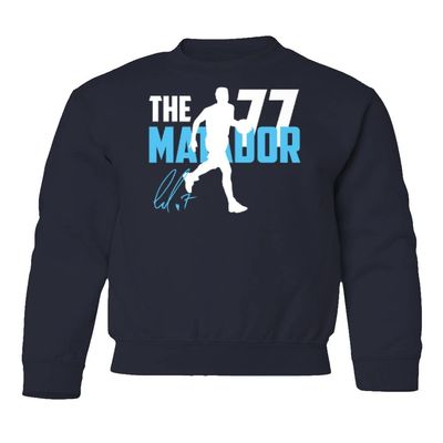 Doncic The Matador Dallas Basketball Fans Youth Crewneck Sweatshirt (Navy, Youth X-Large)