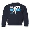 Doncic The Matador Dallas Basketball Fans Youth Crewneck Sweatshirt (Navy, Youth X-Large) view 1