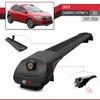 accessorypart Compatible with Dacia Sandero Stepway 3 (BJI) 2021-2026 ACE-1 Model Car Roof Rack Cross Bar Black Aluminium 3 Bars view 3