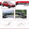 accessorypart Compatible with Dacia Sandero Stepway 3 (BJI) 2021-2026 ACE-1 Model Car Roof Rack Cross Bar Black Aluminium 3 Bars view 4