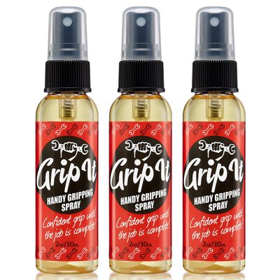 Grip-iT Hand Grip Spray - Improved Pole Grip and Tennis Grip - Liquid Chalk Replacement - Supplement Your Tennis Grip Tape - Better Pole Grip for Pole Dancing - Lifting Chalk Substitute (3 PACK)