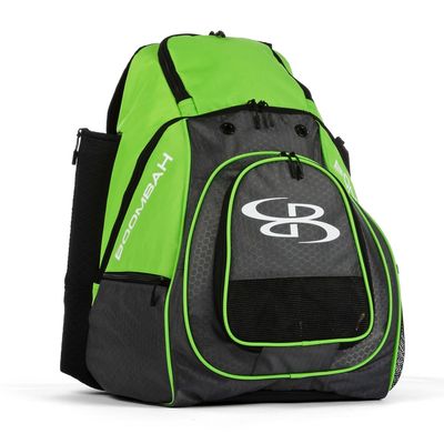 Boombah Squadron Bat Pack Dark Charcoal/Lime Green
