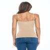 Natural Uniforms Women's Basic Camisole with Adjustable Spaghetti Strap Tank Top (Sand, Large) view 4
