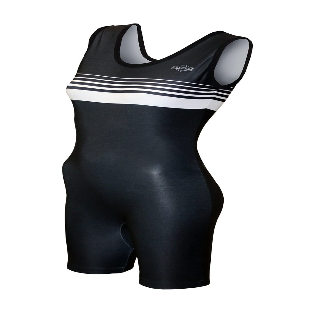 Matman USA The Trojan Women's Wrestling Singlet (Black, Small)