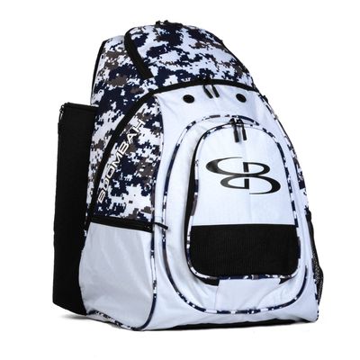 Boombah Squadron Bat Pack Digital Camo White/Navy