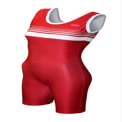 Matman USA The Trojan Women's Wrestling Singlet (Red, X-Large)