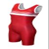 Matman USA The Trojan Women's Wrestling Singlet (Red, X-Large) view 1