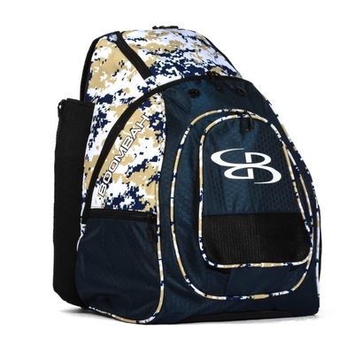 Boombah Squadron Bat Pack Digital Camo Navy/Vegas Gold