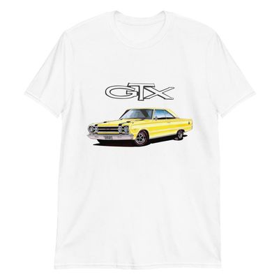1967 GTX Classic car Custom Retro Automotive Nostalgia Muscle Cars T-Shirt White