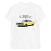 1967 GTX Classic car Custom Retro Automotive Nostalgia Muscle Cars T-Shirt White view 1
