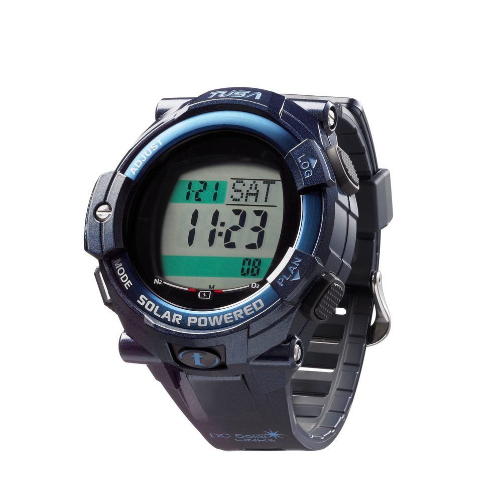 TUSA IQ-1204 DC Solar Link Dive Computer, Navy Blue
