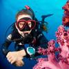 TUSA IQ-1204 DC Solar Link Dive Computer, Navy Blue view 2