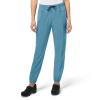 Carhartt Force Cross-Flex Womens Jogger Scrub Pant  Azure Blue, 2X L Petite view 1