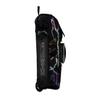 Boombah Rolling Superpack 2.0 Baseball/Softball Gear Bag - 23-1/2" x 13-1/2" x 9-1/2" - Telescopic Handle - Holds 4 Bats - Wheeled Version - Bolt Black/White/Yellow view 2