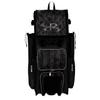 Boombah Rolling Superpack Baseball/Softball Gear Bag - 23-1/2" x 13-1/2" x 9-1/2" - Telescopic Handle - Holds 4 Bats - Wheeled Version - USA Defend Black/Steel view 1