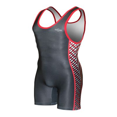 Matman USA The Divergent Men's Wrestling Singlet (Black, Large)