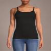 No Boundaries Juniors' Ribbed Cami(Black Shoot-Small) view 2