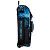 Boombah Rolling Superpack 2.0 Baseball/Softball Gear Bag - 23-1/2" x 13-1/2" x 9-1/2" - Telescopic Handle - Holds 4 Bats - Wheeled Version - The Natural 3.0 Black/White/Columbia Blue view 2