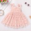Baby Girls Sequin Polka Dot Tutu Dress Summer Sleeveless Backless Princess Birthday Party Dresses Toddler Little Girl First Communion Pageant Flower Bow Sundress Clothes Pink - Daisy 12-18 Months view 2