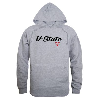 W Republic Valdosta State University Blazers Script Fleece Hoodie Sweatshirts - Heather Grey, Small