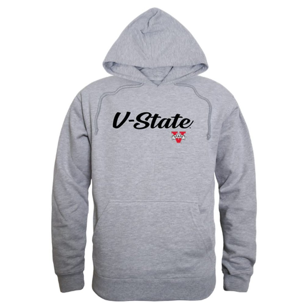 W Republic Valdosta State University Blazers Script Fleece Hoodie Sweatshirts - Heather Grey, Small