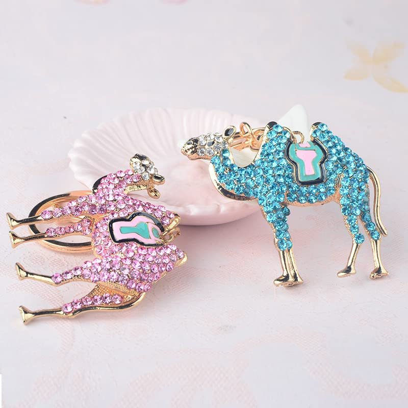 xiexuelian Alloy Key Chain Diamond Creative Cute Animal Cartoon car Key Chain Pendant gift 1Pcs()