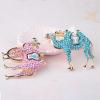 xiexuelian Alloy Key Chain Diamond Creative Cute Animal Cartoon car Key Chain Pendant gift 1Pcs() view 1