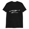 2023 'Vette Z06 C8 Vette Silhouette Custom T-Shirt Black view 1