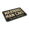 Door Mat Hello Warning Man Cave My Cave,My Rules Rug Fall Floor Mat Outdoor Fall Mats for Front Door (Size : 65X90CM) view 4