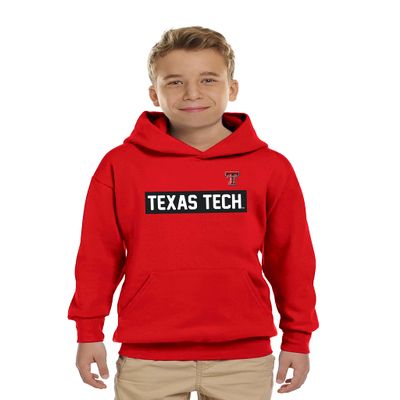 Little King NCAA Youth Boys-Performer-Hoodie Pullover-Texas Tech-Red-Youth Small