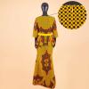 African Clothes for Women Dashiki Print Top and Skirts 2 Piece Set Outfits Ankara Party Wedding Suit M 618-2 view 3