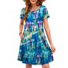 Sherosa Summer Dress for Women 2025 Vacation Sun Dresses Women Summer Casual Tie Dye(S,Royal Blue Tie Dye) view 2