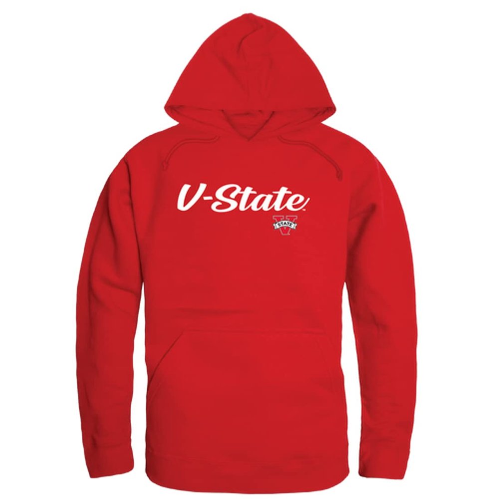 W Republic Valdosta State University Blazers Script Hoodie Sweatshirts - Red, Medium