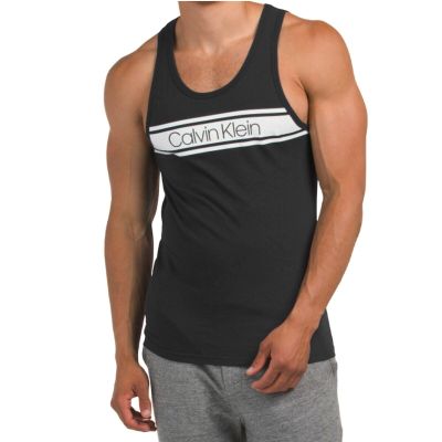Calvin Klein Men's Vibration Tank Black/White