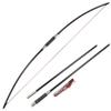 AMEYXGS 64 Inch Archery Traditional Longbow 25-100lbs Hunting English Longbow Takedown Recurve Bow for Right Hand Left Hand Adult Outdoor Sports (75 Lbs) view 1
