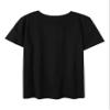 BOPOCO Women's T-Shirt Letter Graphic Tee (Color : Black, Size : X-Large) view 2