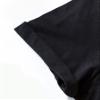 BOPOCO Women's T-Shirt Letter Graphic Tee (Color : Black, Size : X-Large) view 4