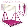 Peakpath Foldable Gymnastics Bar for Kids, Adjustable Height 3-5ft, 330lbs Weight Capacity, Professional Junior Training Equipment for Home, Ideal for Girls & Boys Birthday Gift view 3