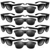 Morcheiong 12 Pack Party Sunglasses in Bulk for Birthday Summer Party Goody Bag Fillers Favors (Black) view 1