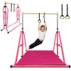 Peakpath Foldable Gymnastics Bar for Kids, Adjustable Height 3-5ft, 330lbs Weight Capacity, Professional Junior Training Equipment for Home, Ideal for Girls & Boys Birthday Gift view 1