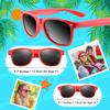 Morcheiong 12 Pack Party Sunglasses in Bulk for Birthday Summer Party Goody Bag Fillers Favors (Red) view 3