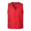 Altsuceser Adult Volunteer Activity Vest Jacket Supermarket Uniform Vests Clerk Workwear with Pockets Red L view 1