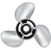 TUNORD OEM Grade 3-Blades Stainless Steel Propeller for Boat Outboard Engines (for Mercury 40-140HP with 4-1/4" Gearcase, 13 1/4" Diameter x 17" Pitch RH) view 3