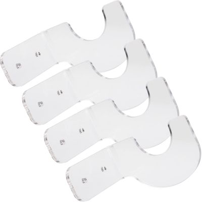 BESPORTBLE Elegant Baseball Bat Wall Mount Display Rack 1 Set Perfect for Home or Office